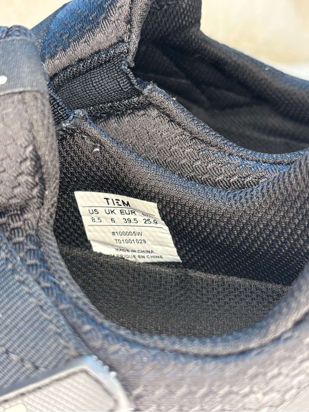 TIEM Slipstream Black Indoor Cycling Shoes SPD Compatible Women's 8.5 - Picture 12 of 12